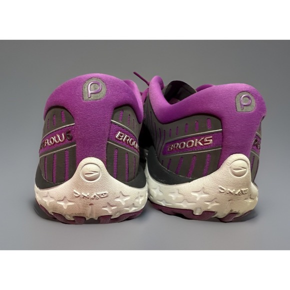 Brooks Shoes Womens Size 9 Gray‎ Purple PureFlow Running - Picture 6 of 9